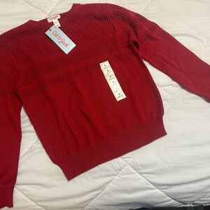 Cat & Jack Red Kids Sweater